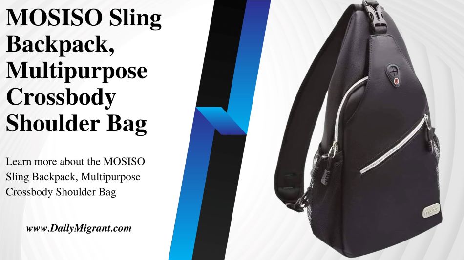 MOSISO Sling Backpack