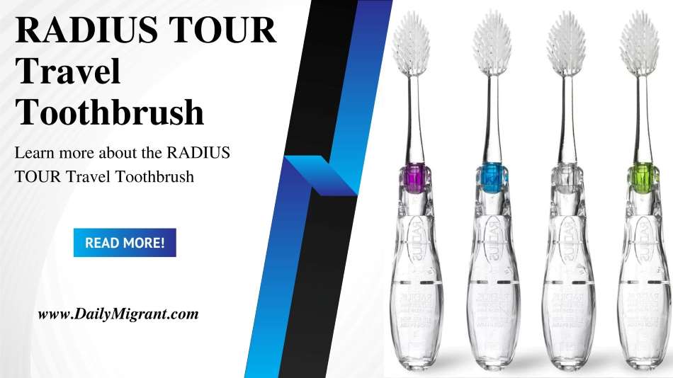RADIUS TOUR Travel Toothbrush