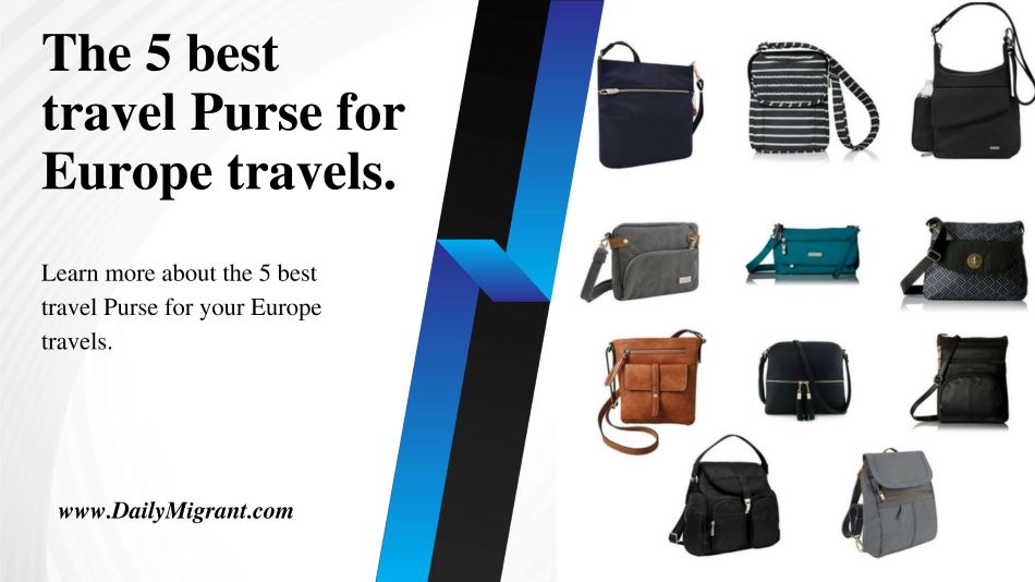 The 5 best travel Purse for Europe travels