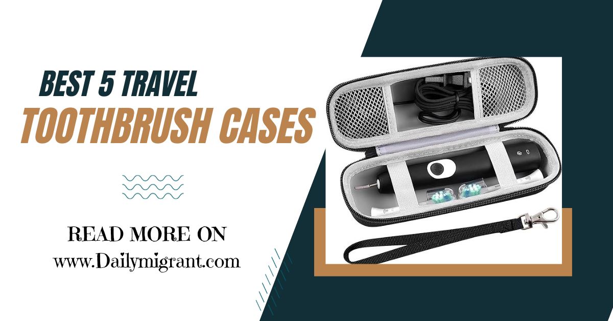 Travel toothbrush cases